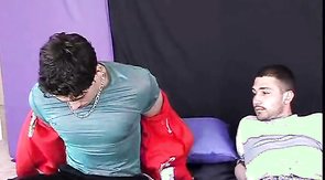 Dark-haired performer gets a deep and passionate blowjob