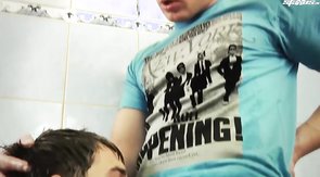 Swallow my urine if you want to get a rimjob