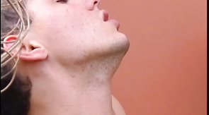 Skillful man gets nicely drilled from the both sides