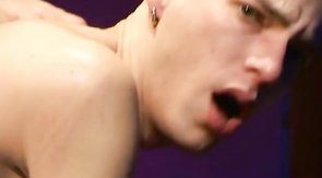 Bald punk nicely fucked in doggy style pose