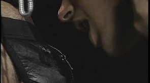 Cock-loving man is swallowing a tasty hard pole of a dominator