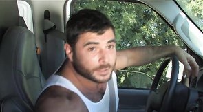 Hung stud enjoys getting fucked roadside