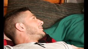 Beanie-wearing dude makes out with his boyfriend