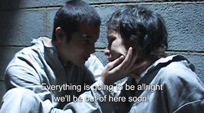 Latino twinks showering each other's asses