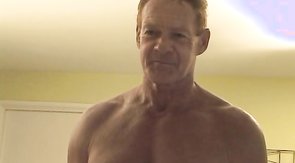 Older dude sucking a big black cock on camera