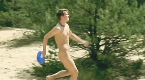 Two young boys sucking each other off outdoors