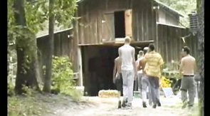 Outdoors brutal oral fucking on a bench, in HD