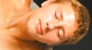 Hairy cock twink riding his boyfriend's meaty rod