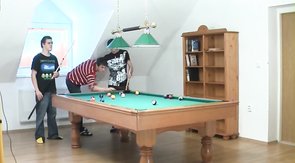 Dirty dark-haired dude gets plowed from behind