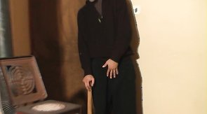 Curly-haired twink gets a nice blowjob from his boyfriend