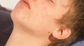 Bleached blonde twink gets banged from behind