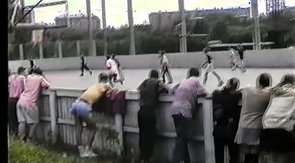 Hairy cock dude showing off his goodies close-up