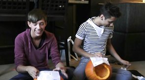 Two sensual young boys discuss their relationships