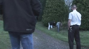 Tanned and hung dude stroking his meaty cock