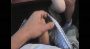 Two twink boys sucking each other's cock on camera