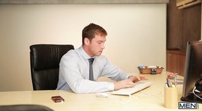 The Gay Office buddy pulls out his lover's dick