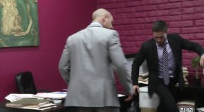 Dick-loving employee is sucking his lovely boss