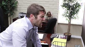 Sweet lover gets nicely impaled in doggy pose