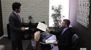 Crazy hot interview with passionate oral sex