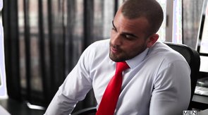 Extremely hot The Gay Office manager is trying to seduce