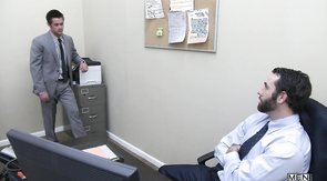 Impressive The Gay Office employee is sucking like a pro