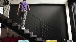 Stunning The Gay Office performs gives a blowjob