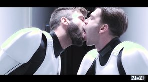 Master is blowing two stormtroopers simultaneously