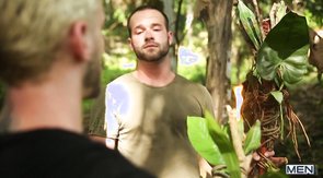 Jungle oral sex with the lustiest Super Gay Hero