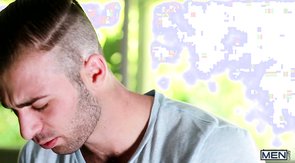 Lusty straight gives a passionate deep blowjob