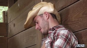 Str8 To Gay oral sex action at the farm!