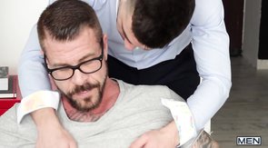 Sexy straight designer seduced by a hot queer