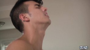 Lusty as fuck straight anally fucked in cowboy pose