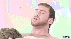Sweet Str8 To Gay cocksucker gives a deep blowjob