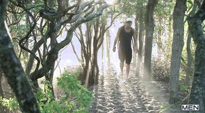 Sweet as fuck Str8 To Gay hunk sucked in the forest