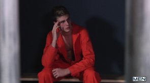 Sweet straight is giving a head in the prison