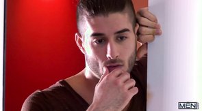 Awesome men are having a hardcore oral sex