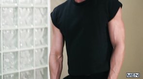 Sensual Str8 To Gay action of two athletes