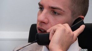 Hot British businessmen are enjoying oral sex!