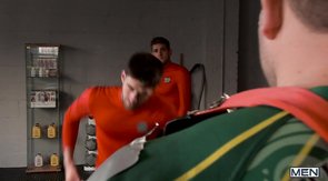 Men Of UK are having a sweet oral threesome