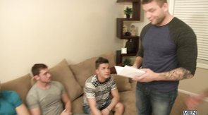 Lusty oral Jizz Orgy with a skillful cocksucker