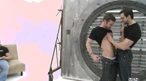 Lusty Jizz Orgy on the photo shoot