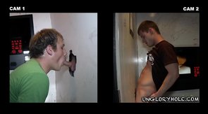 Kinky boy is sucking a juicy tasty pole of a truly horny man