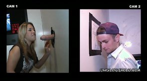 Great Ungloryhole episode with a sexy straight boy