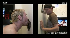 Sweet gay is giving a nice head completely free of charge