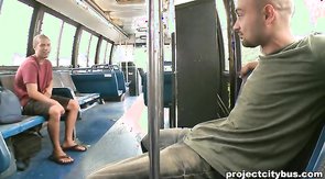 Another hot guy is getting cash for the public blowjob