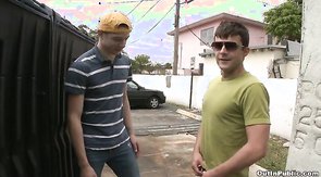 Sexy boys of Out In Public are looking for a nice place