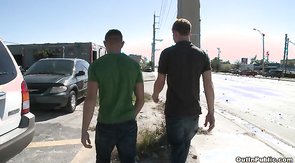 Man is getting his hot blowjob by this sensual hunk