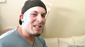 Two very muscular boys are fucking hard outdoors!