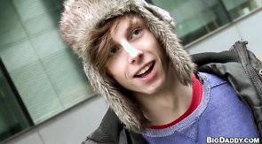 Good outdoor cocksucking action by Out In Public studio