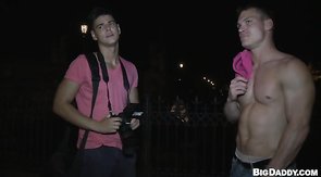 Very juicy oral sex in the night by Out In Public studio